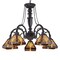 CHLOE Lighting INNES Tiffany-style 5 Light Mission Large Chandelier 27" Wide